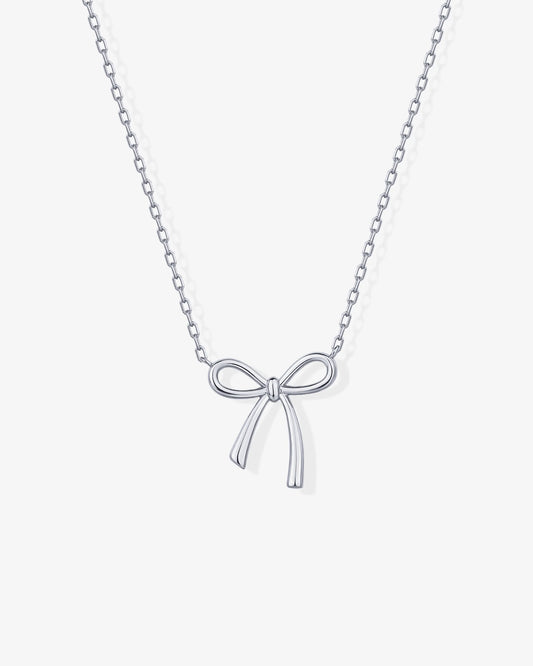 Radmohn Jewelers Bow Pendant Necklace - 14K Gold Plated