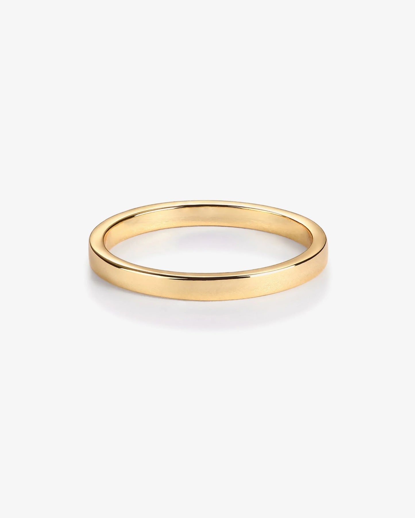 Radmohn jewelers minimalist stacker ring in 14K gold plating