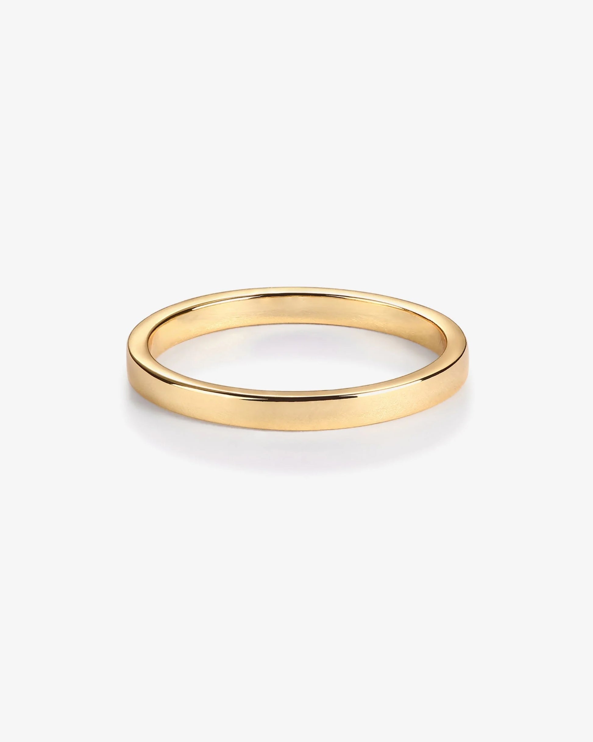 Radmohn jewelers minimalist stacker ring in 14K gold plating