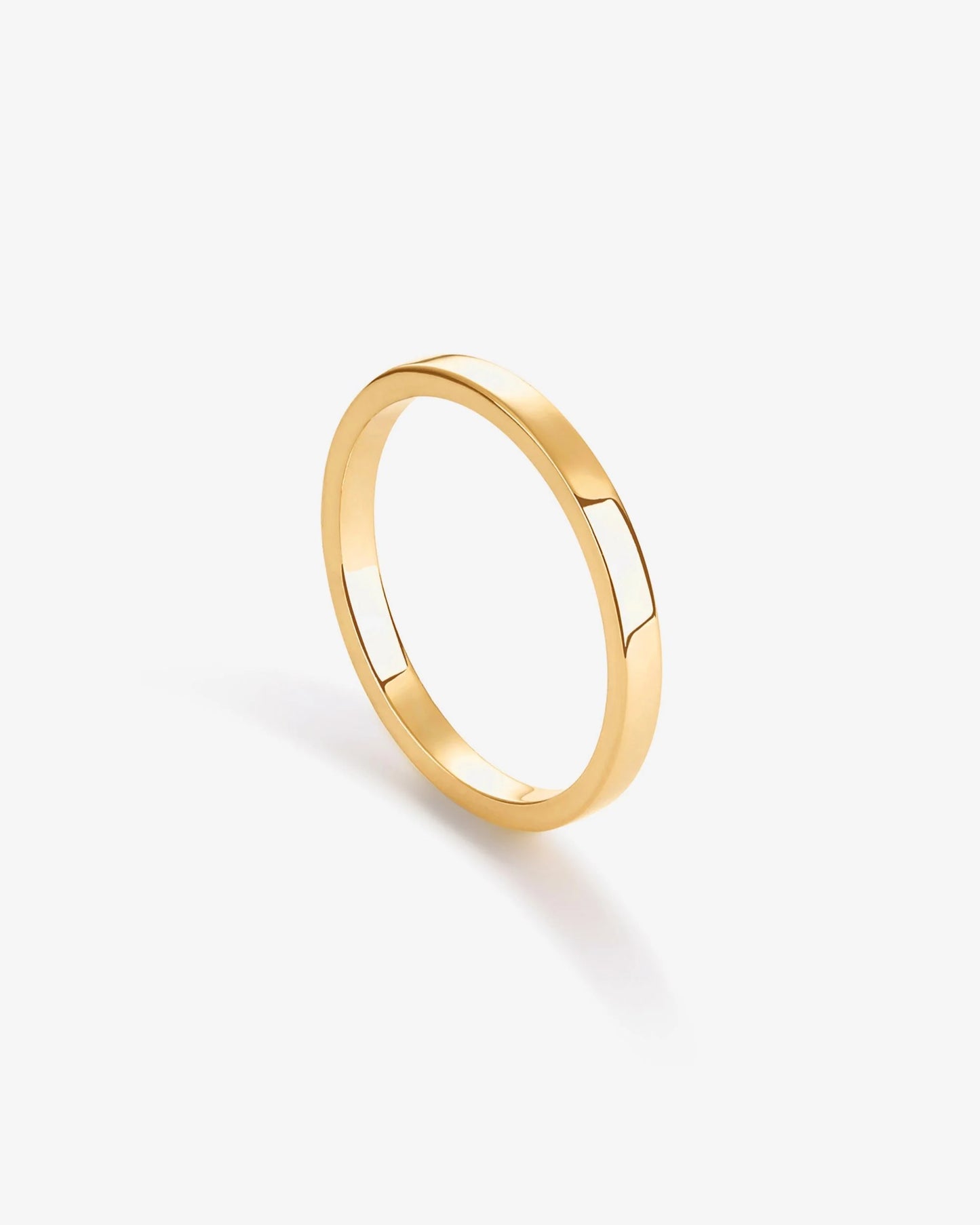 Radmohn Jewelers Minimalist Stacker Ring - 14K Gold Plated